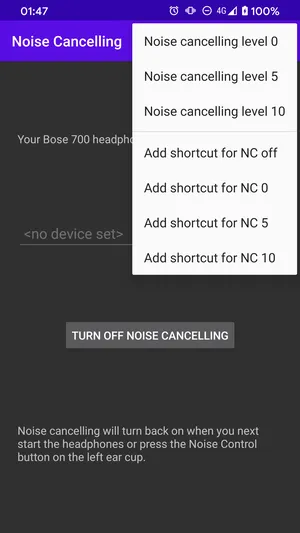 Noise Cancelling